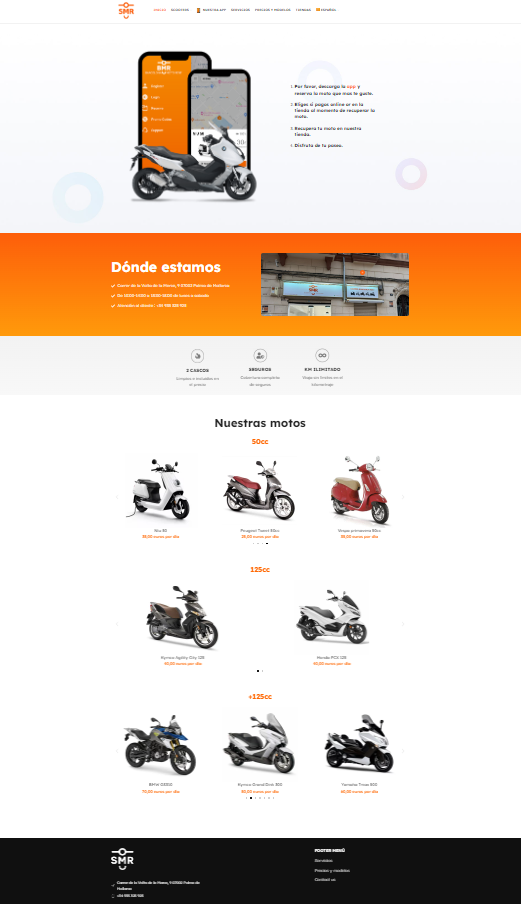 Scooter Moto rent (web)